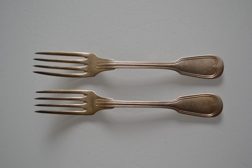 Fourchettes metal argente - fourchettes,